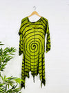 Swirl Long Hooded Tunic Top