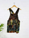 Multi Short Dungaree Dress