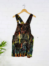 Multi Short Dungaree Dress
