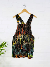 Multi Short Dungaree Dress