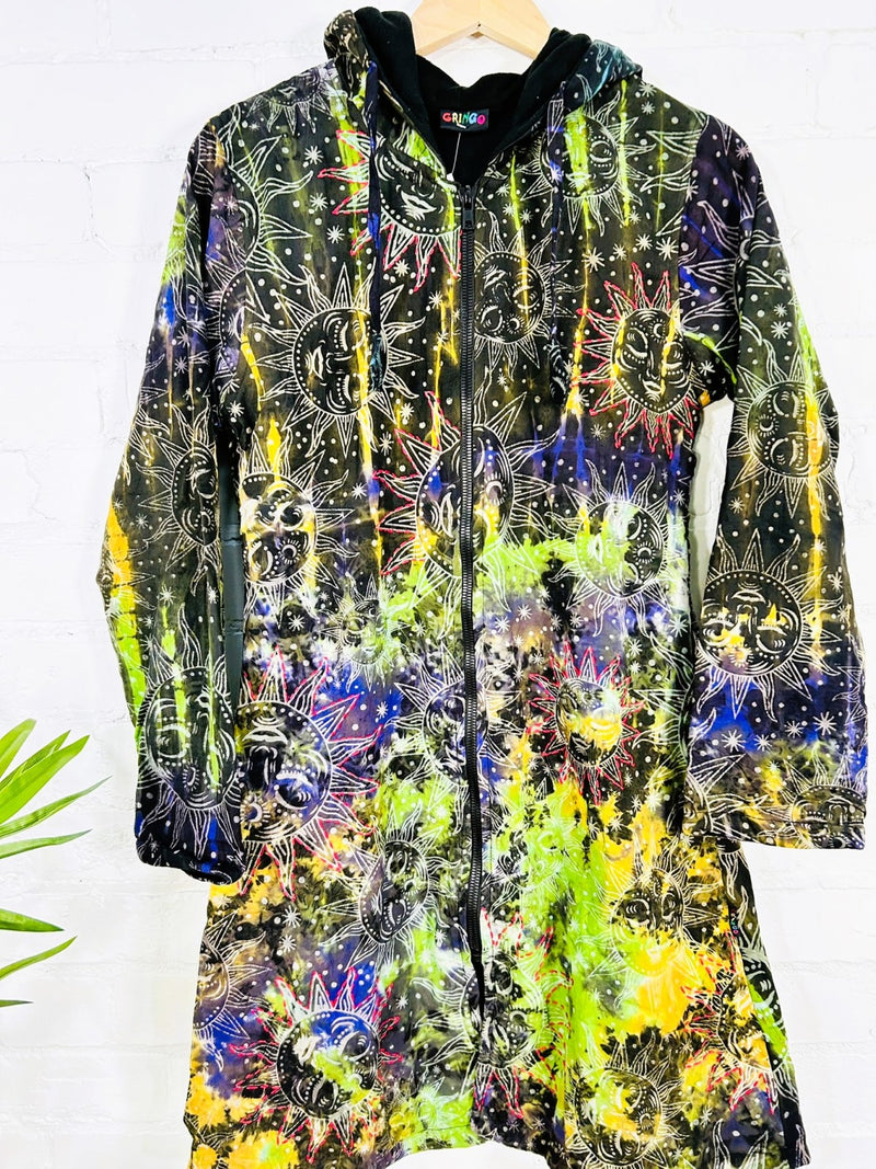 Multi Long Lined Zip Jacket