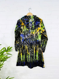 Multi Long Lined Zip Jacket