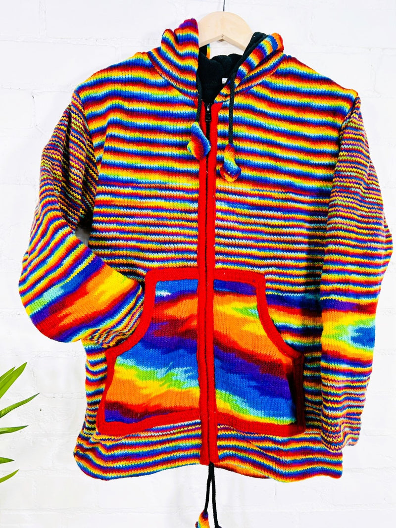 Stripe Knitted Jacket