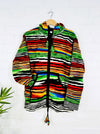 Multicolour Stripe  Knitted Jacket