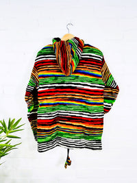 Multicolour Stripe  Knitted Jacket