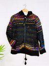 Rainbow Speckle Knitted Jacket