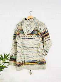Rainbow Speckle Knitted Jacket