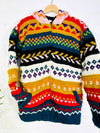 Multi Patterned Knitted Jacket
