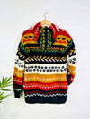 Multi Patterned Knitted Jacket