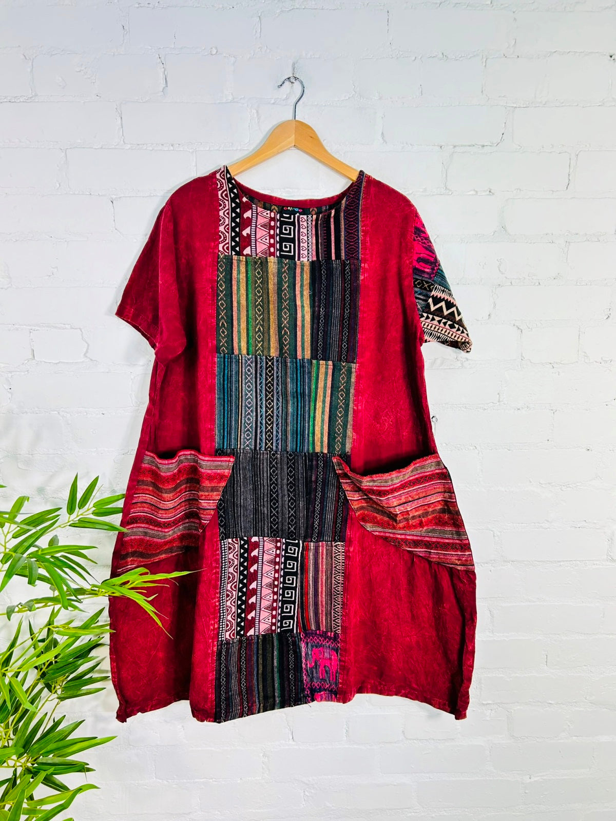 Short Sleeve Midi Dress