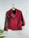 Lined Zip Hood Top