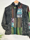 Lined Zip Hood Top