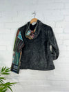 Lined Zip Hood Top