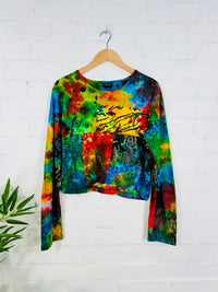 Cropped Long Sleeve Top