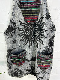Dungaree Dress Short