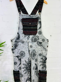 Long Straight Dungarees