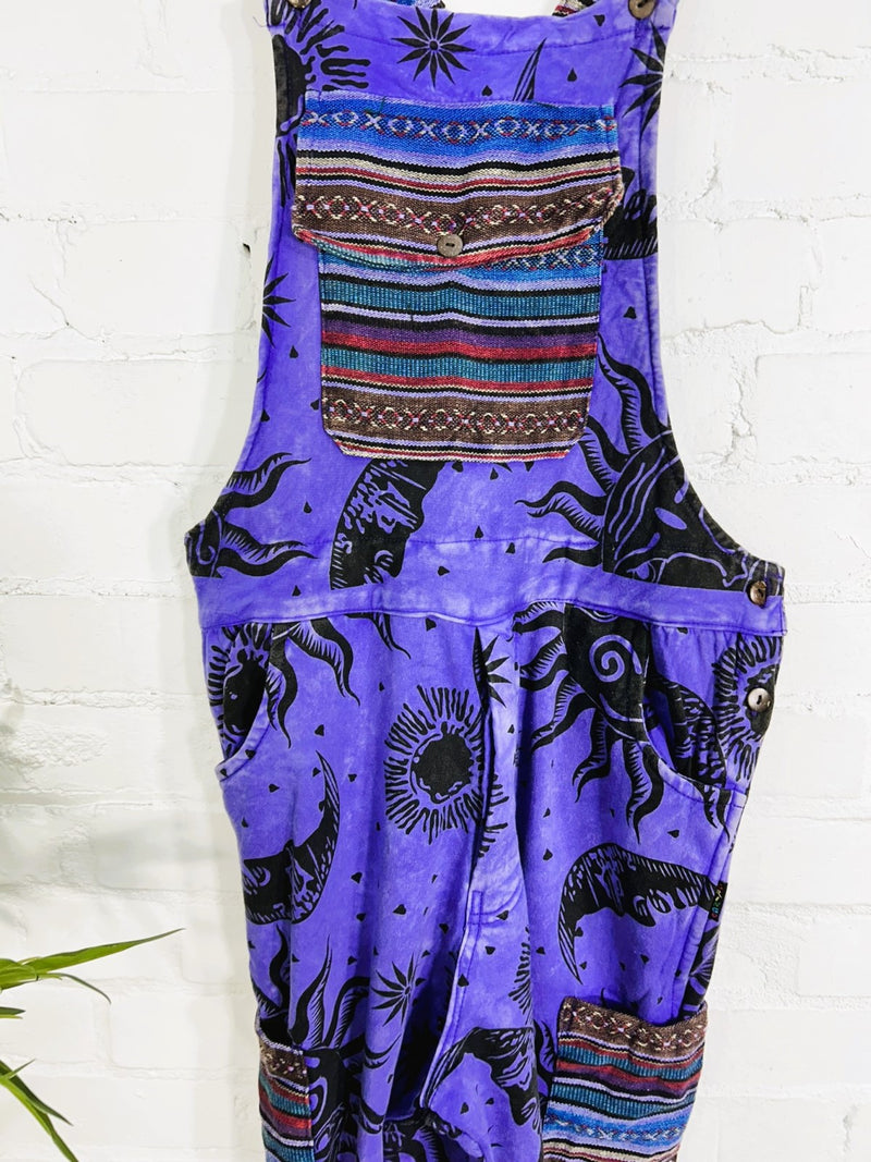 Long Straight Dungarees