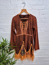 Long Sleeve Short Dress