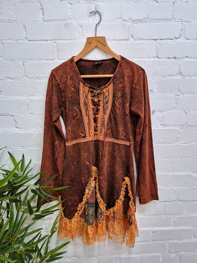 Long Sleeve Short Dress