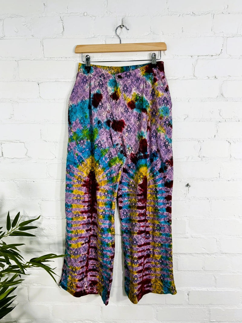 Tie Dye Straight Trousers