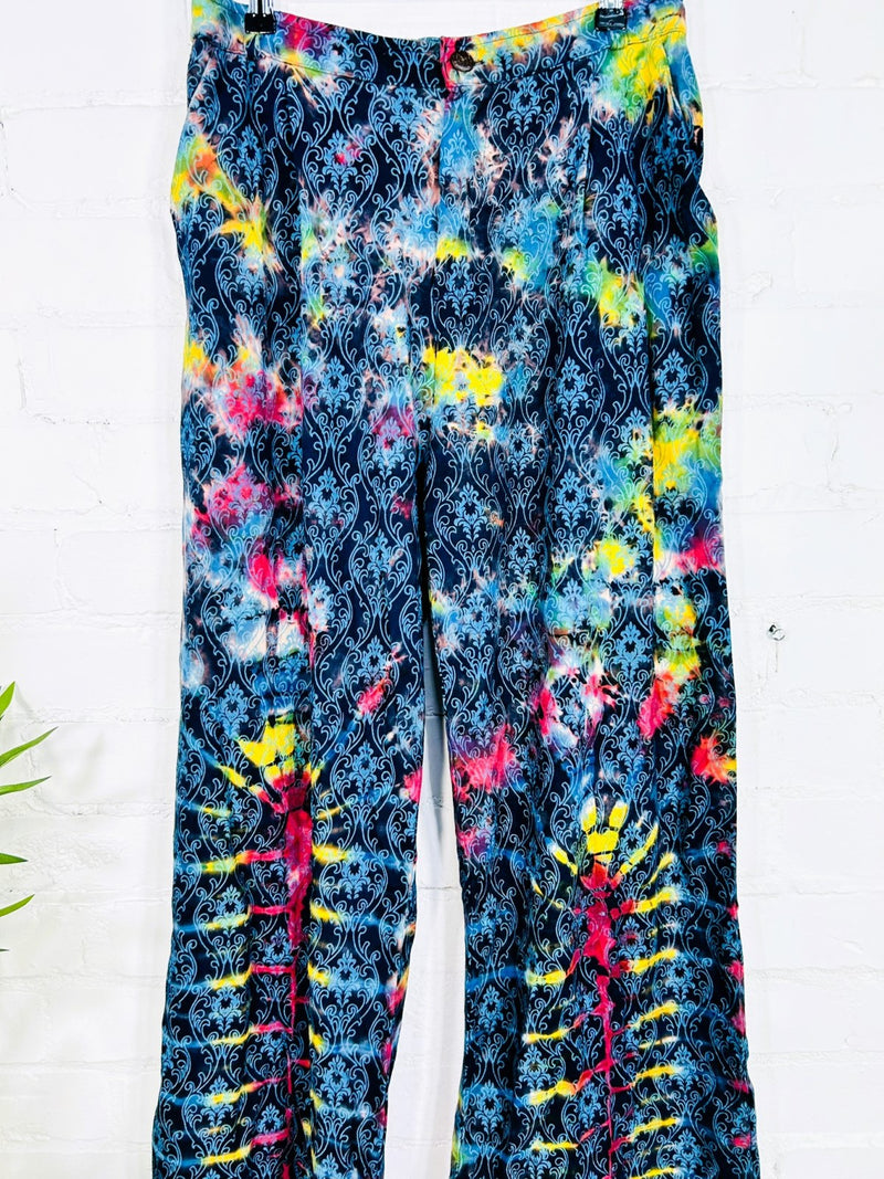 Tie Dye Straight Trousers