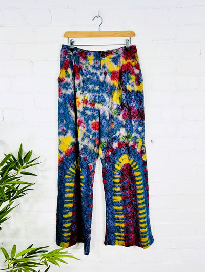 Tie Dye Straight Trousers