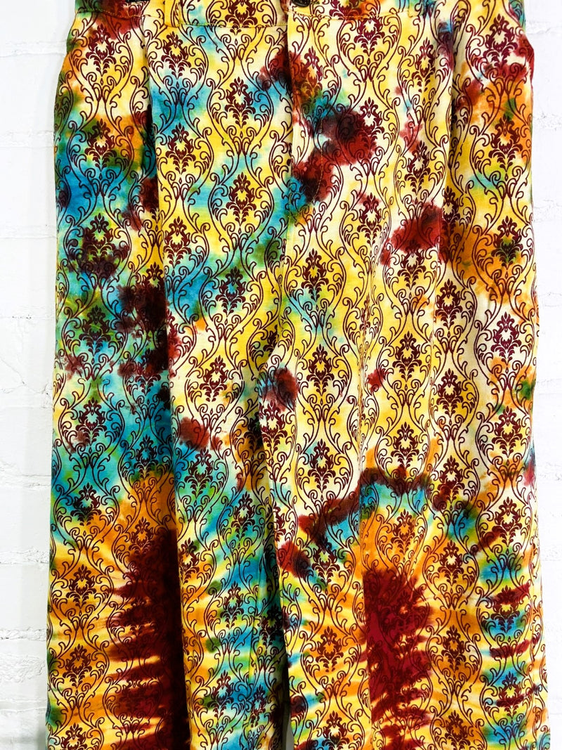 Tie Dye Straight Trousers