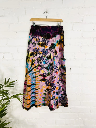 Tie Dye Midi Skirt