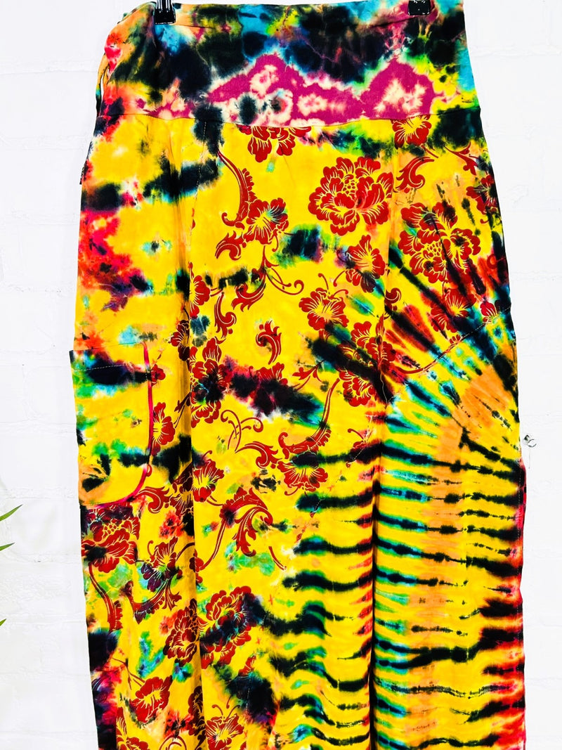 Tie Dye Midi Skirt