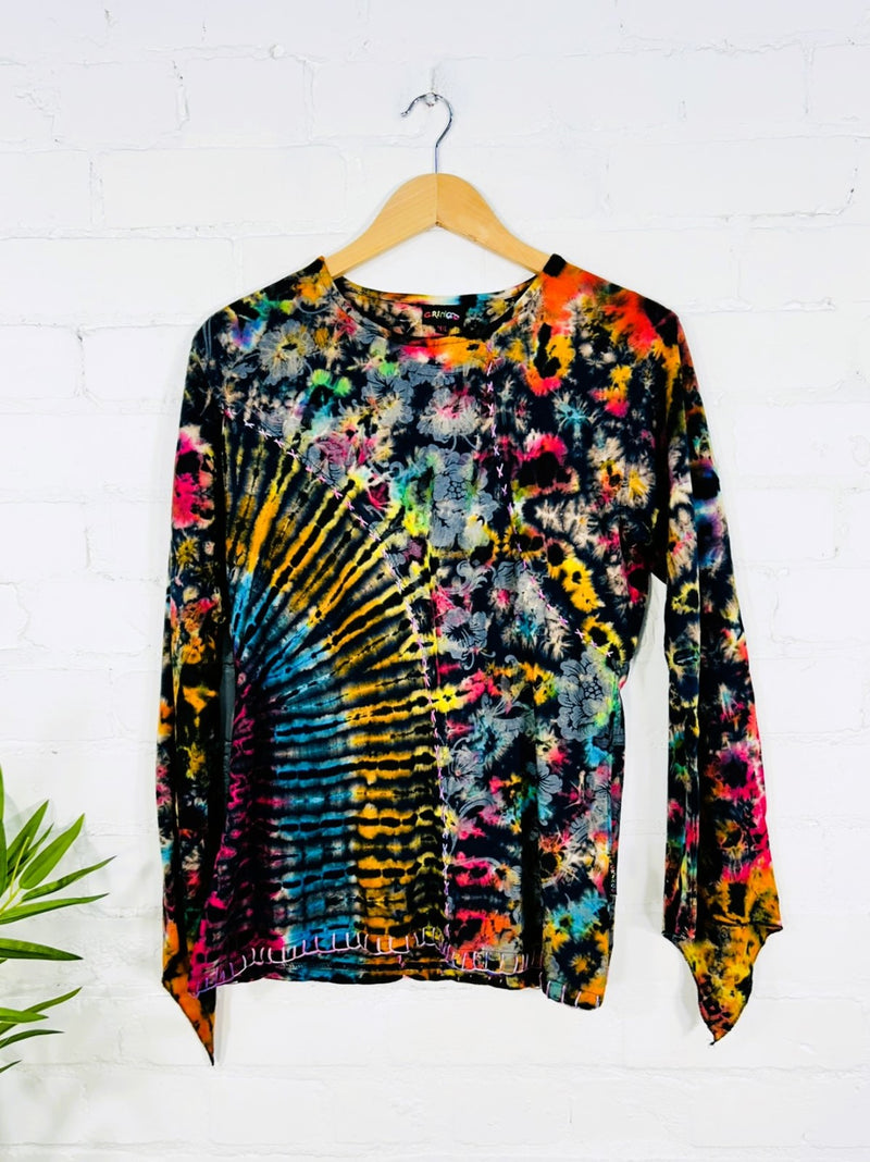 Tie Dye Long Sleeve Top