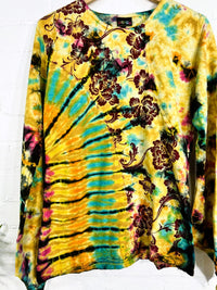 Tie Dye Long Sleeve Top