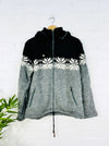 Snowflake Knitted Hood Jacket