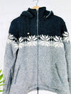 Snowflake Knitted Hood Jacket