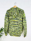 Multi Tonal Knitted Hoodie