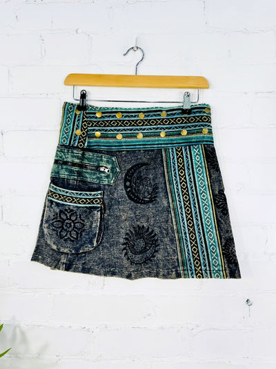 Short Popper Skirt