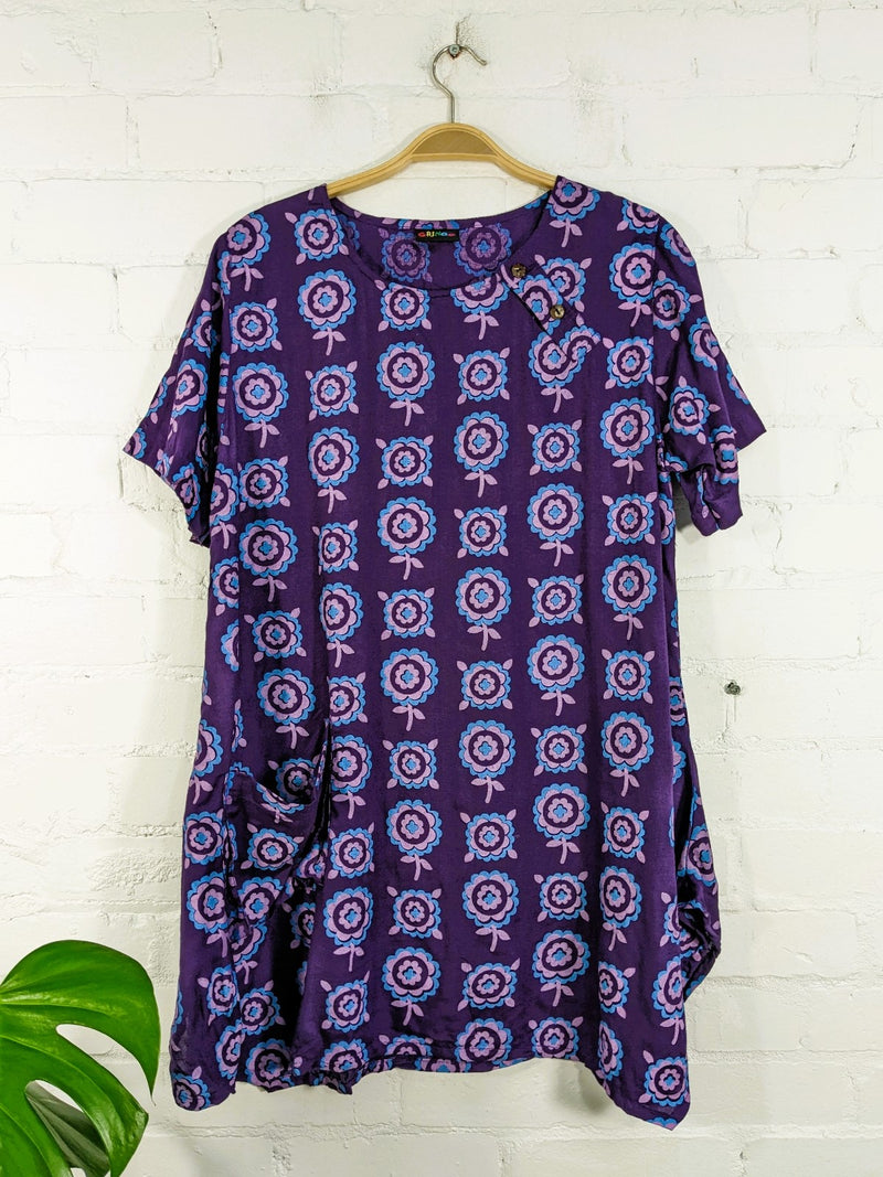 Short Sleeve Short Dress