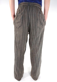 Stonewashed Stripe Trousers