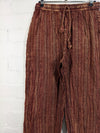 Stonewashed Stripe Trousers