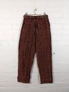 Stonewashed Stripe Trousers