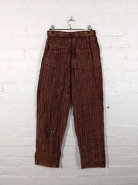 Stonewashed Stripe Trousers