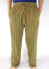 Stonewashed Stripe Trousers
