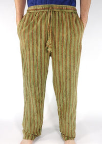 Stonewashed Stripe Trousers