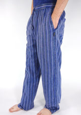 Stonewashed Stripe Trousers