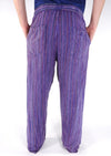 Stonewashed Stripe Trousers