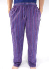 Stonewashed Stripe Trousers