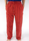 Stonewashed Stripe Trousers