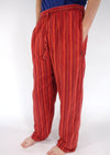 Stonewashed Stripe Trousers