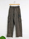 Stonewashed Stripe Trousers
