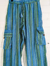 Stonewashed Stripe Trousers