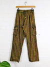 Stonewashed Stripe Trousers